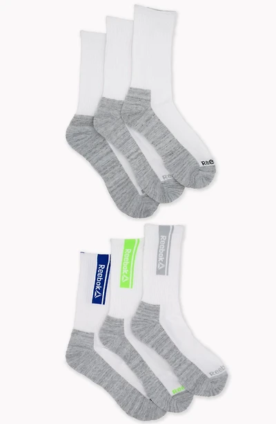 Reebok Boys 6pk Crew