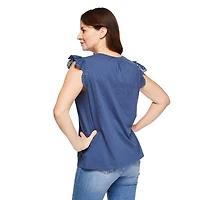 Iyla Women's Flutter Sleeve Top