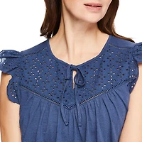 Haut à manches évasées Iyla pour femmes