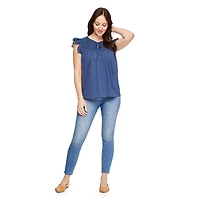 Iyla Women's Flutter Sleeve Top