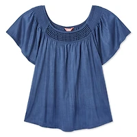 Iyla Women's Smocked Peasant Top
