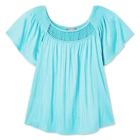 Iyla Women's Smocked Peasant Top