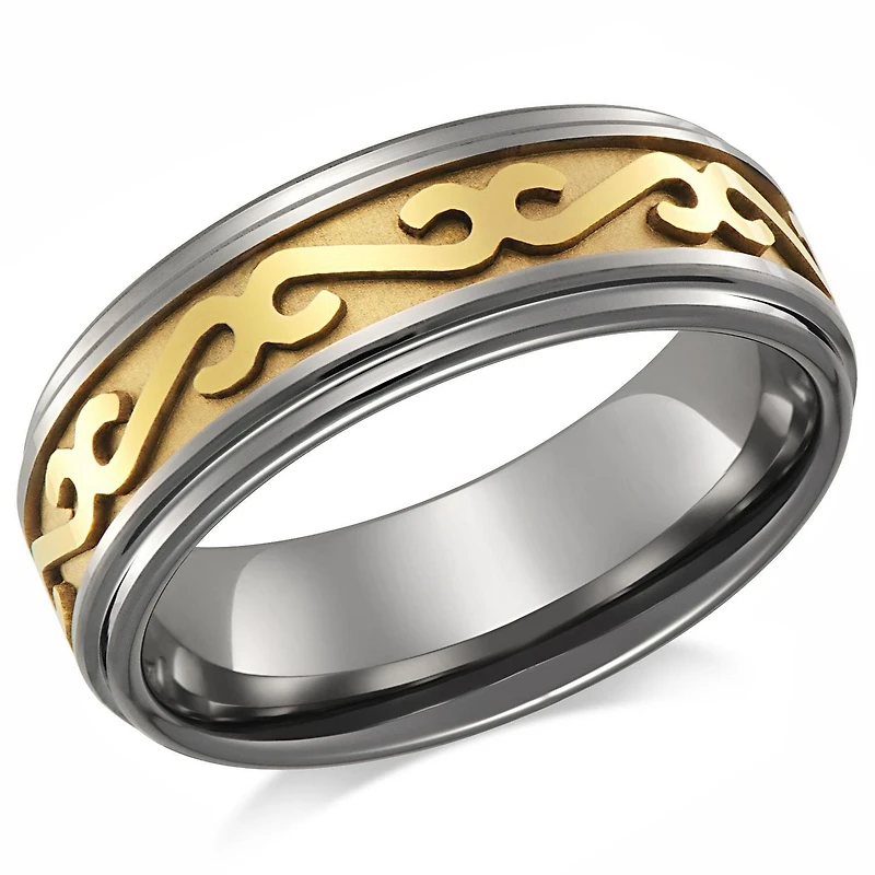 BAGUE EN TUNGSTÈNE QUINTESSENTIEL HOMME