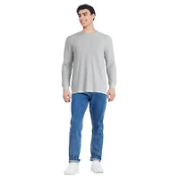 Chandail à encolure ras du cou motif gaufré George pour hommes Tailles P-TTG