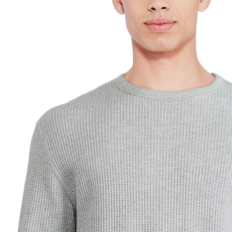 Chandail à encolure ras du cou motif gaufré George pour hommes Tailles P-TTG