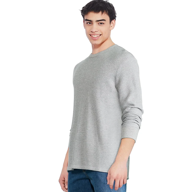 Chandail à encolure ras du cou motif gaufré George pour hommes Tailles P-TTG