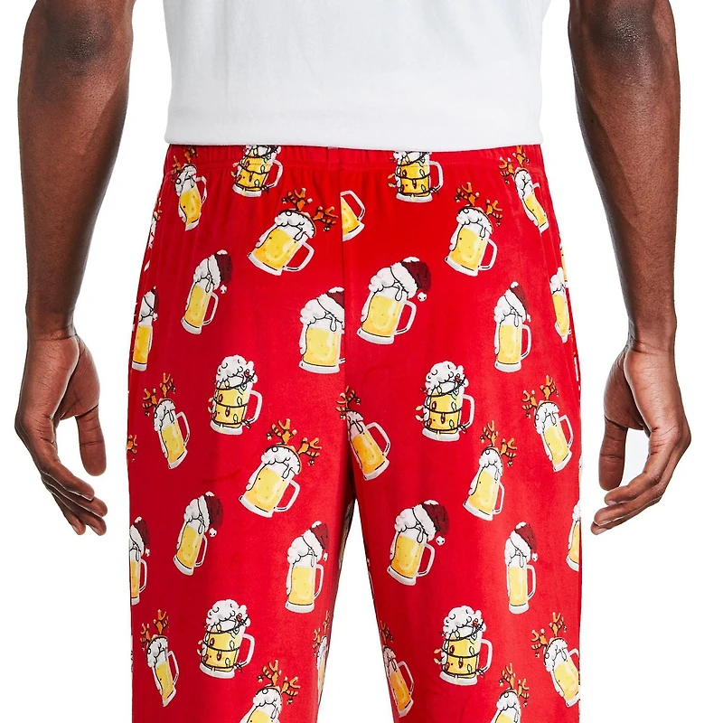George Men's Velour Pajama Pant