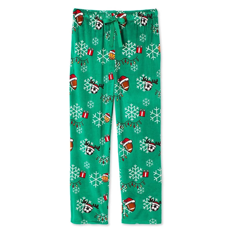 George Men's Velour Pajama Pant