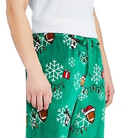 George Men's Velour Pajama Pant