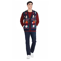 George Men's Holiday Sweater Vest