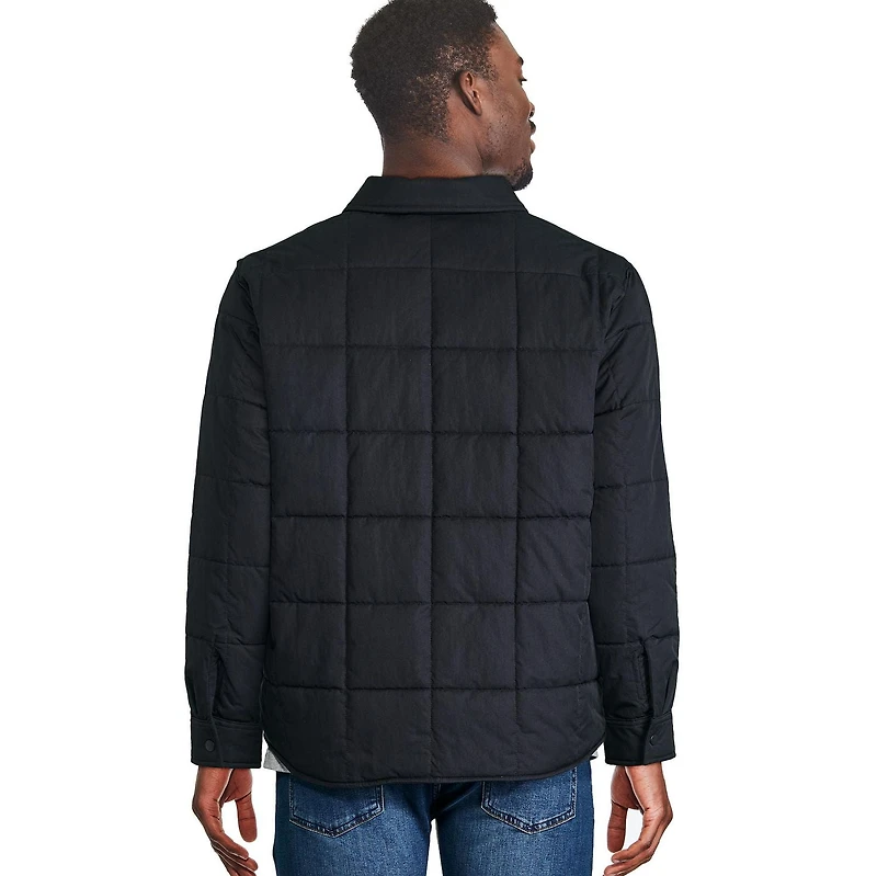 Veste-chemise matelassée George pour hommes