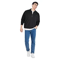 Chandail avec fermeture éclair 1/4 George pour hommes