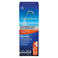 Vaporisateur nasal hydraSense Congestion diurne – Soulagement ultra de la congestion