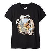 T-shirt à imprimé graphique Minnie Mouse Disney pour femmes