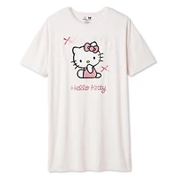 Chemise de nuit My Melody et Kuromi Hello Kitty pour femmes
