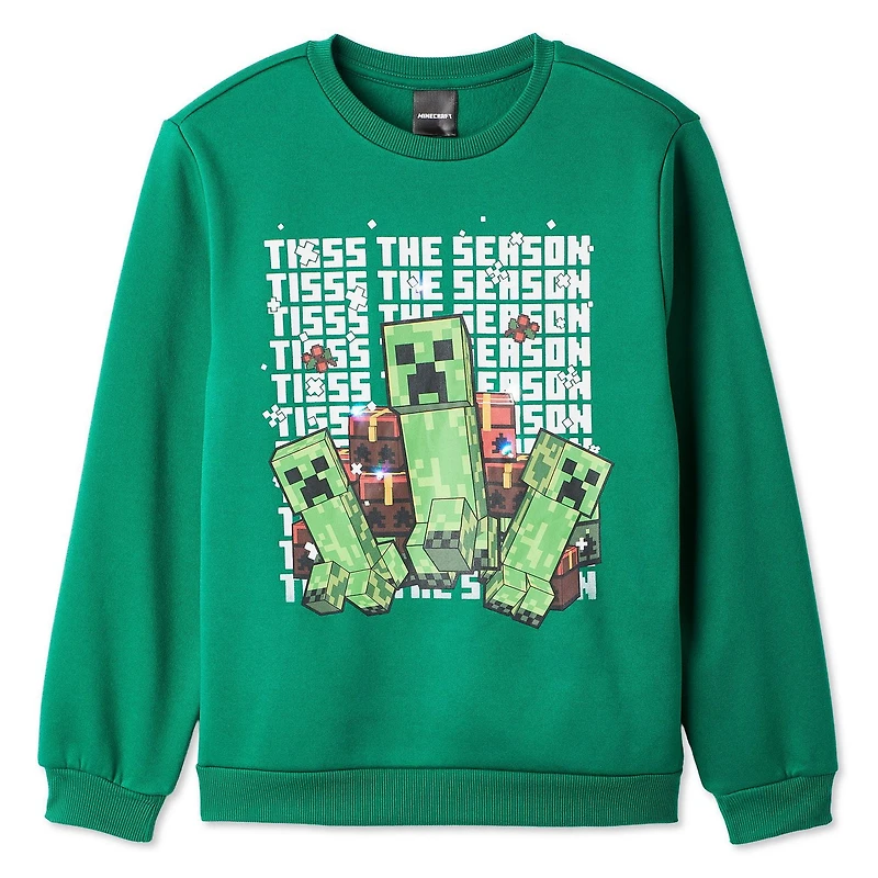 Coton ouaté lumineux de Noël Minecraft pour garçons