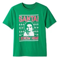 T-shirt des fêtes Le Lutin pour garçons