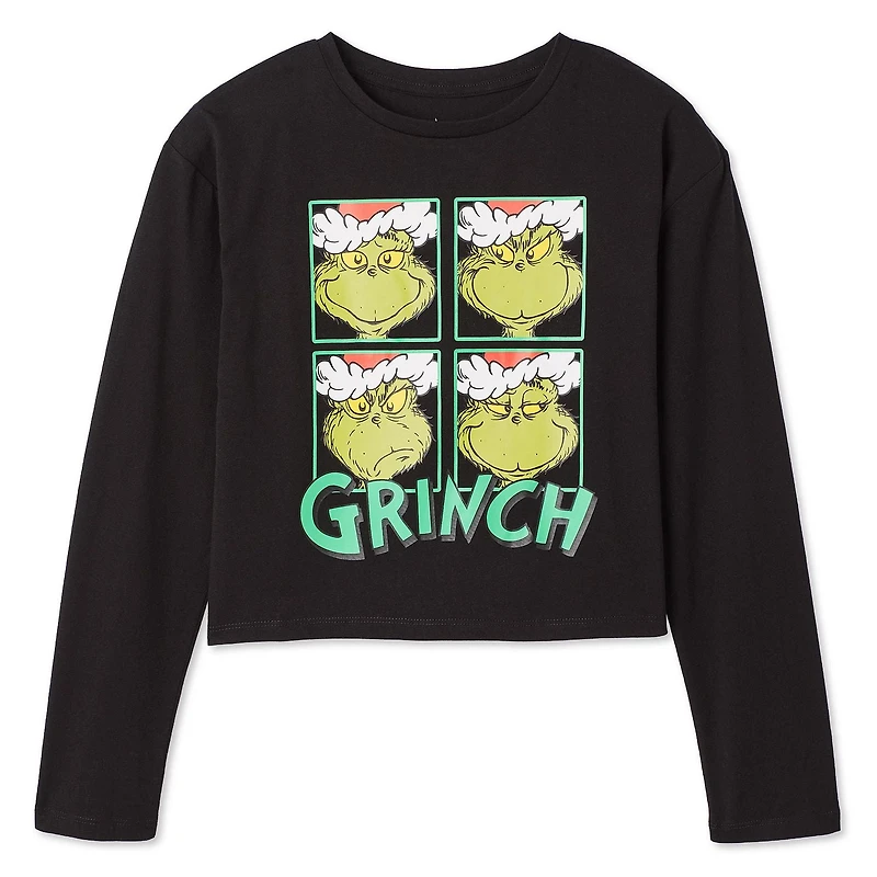 The Grinch Girls' Long Sleeve Tee