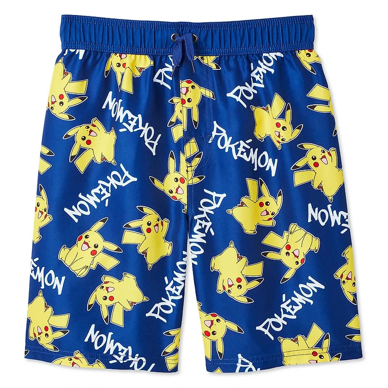 Short de bain Pikachu Pokémon pour garçons