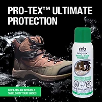 Moneysworth & Best Pro-Tex Water & Stain Shoe Protector 3PK, Protects Leather, Suede, & Fabric, 300g/10.5oz