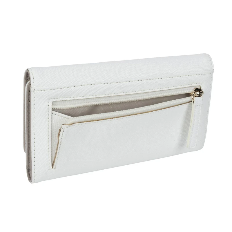 Love Ornament Deluxe Flap Clutch Wallet