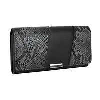 Time And Tru Katie Deluxe Flap Wallet