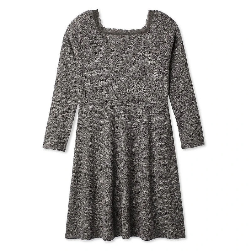 George Girls' Lace Trim Skater Dress