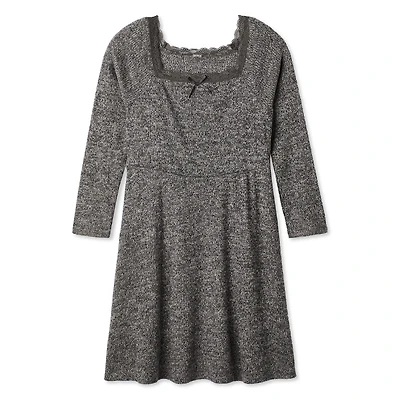 George Girls' Lace Trim Skater Dress