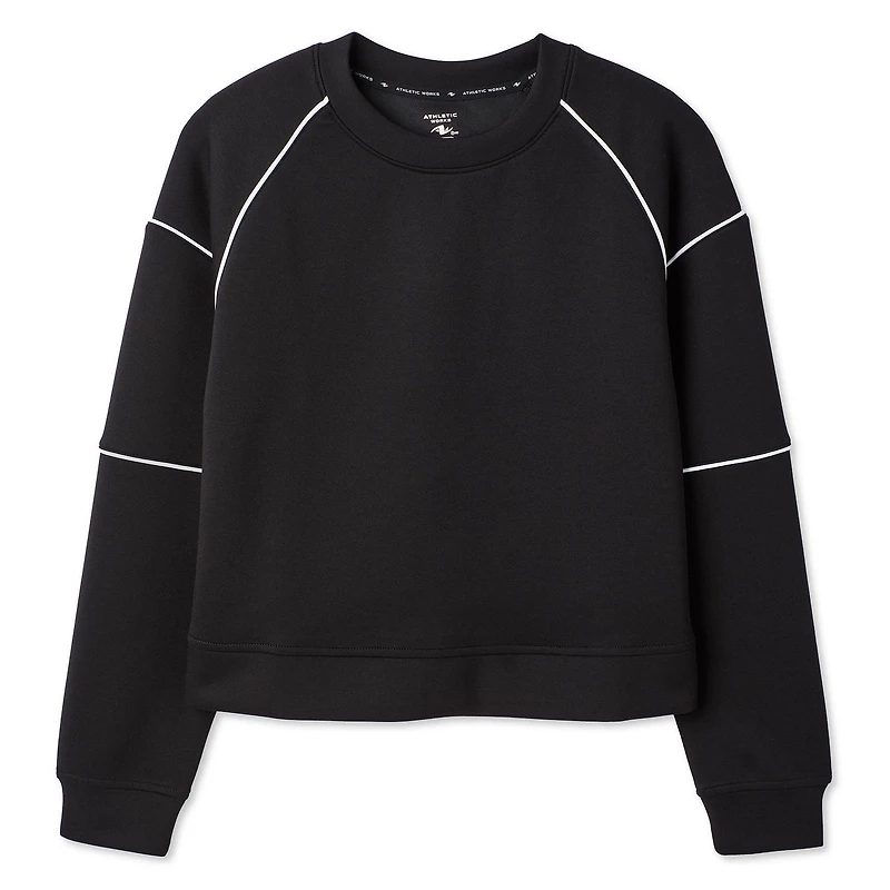 Athletic Works Women's Crew-Neck Soft Knit Pullover