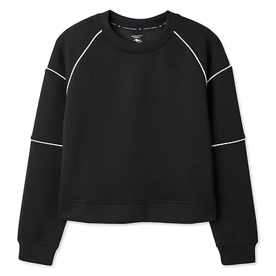 Chandail à encolure ras du cou en tricot doux Athletic Works pour femmes