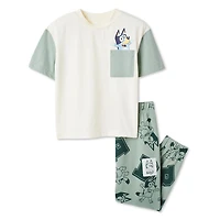 Ensemble 2 pièces avec jogger Bluey pour petits garçons