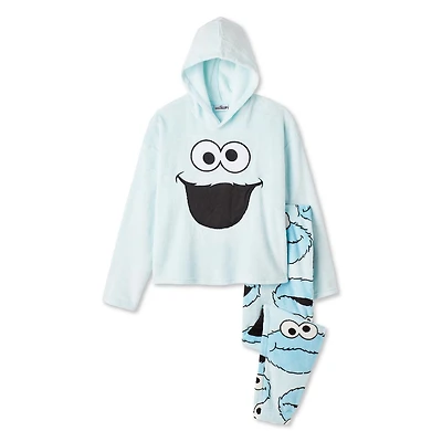 Pyjama avec Cookie Monster 1, rue Sésame pour femmes