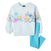 Disney Toddler Girls' Two Piece Stitch Sweatshirt Set
