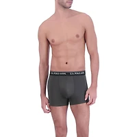 U.S. POLO ASSN. Men's Underwear 4 Pack Ultra Soft Trunks
