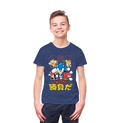 Sonic The Hedgehog It's A Match Short Sleeve T-Shirt, Sizes: XS-XL