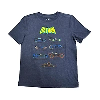 Batman Boys Film Batmobile T-shirt à manches courtes Tailles: TP-TG