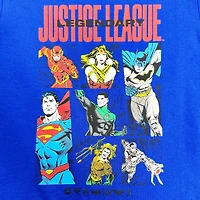 T-shirt à manches courtes Legendary Seven pour garçons de la Justice League
