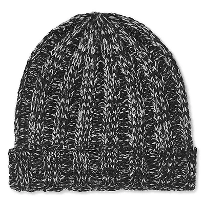 Tuque en maille torsadée avec revers George pour hommes