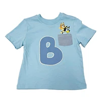 Bluey T-shirt à manches courtes Heeler pour tout-petits garçons