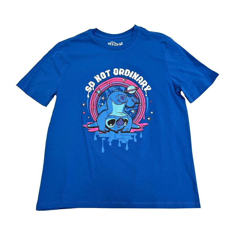 Disney Lilo & Stitch T-shirt à manches courtes pour femme Pas si ordinaire