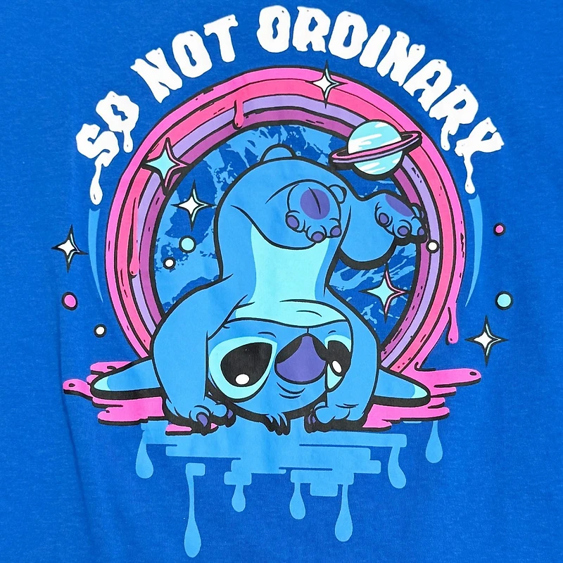Disney Lilo & Stitch T-shirt à manches courtes pour femme Pas si ordinaire