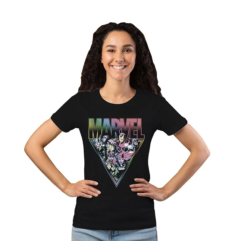 Marvel T-shirt à manches courtes Avengers pour femme Tailles: TP-TG