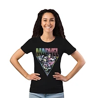 Marvel T-shirt à manches courtes Avengers pour femme Tailles: TP-TG
