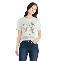 T-shirt rodeo The Pink Closet pour femmes