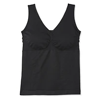 George Plus Women's V-Neckline Shapewear Cami, Sizes 1X-2X