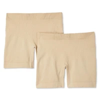 Lot de 2 culottes garçonnes maintien George pour femmes Tailles 1X-2X