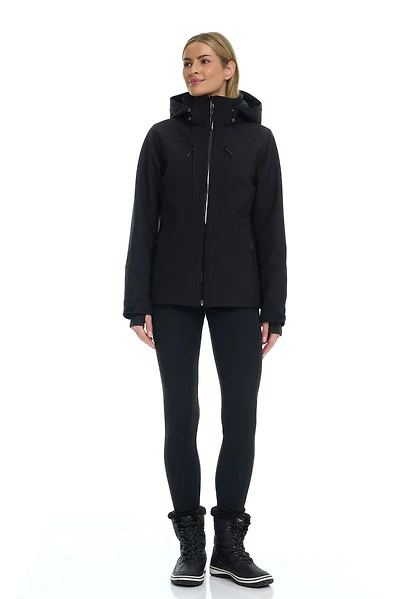 Tec-One Women's Hooded Pongee Ski Jacket