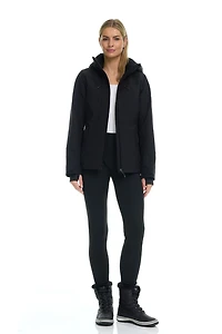 Tec-One Women's Hooded Pongee Ski Jacket