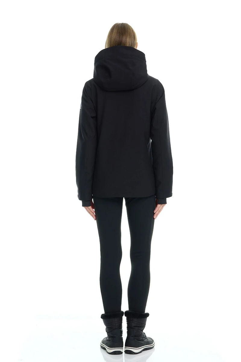 Tec-One Women's Hooded Pongee Ski Jacket