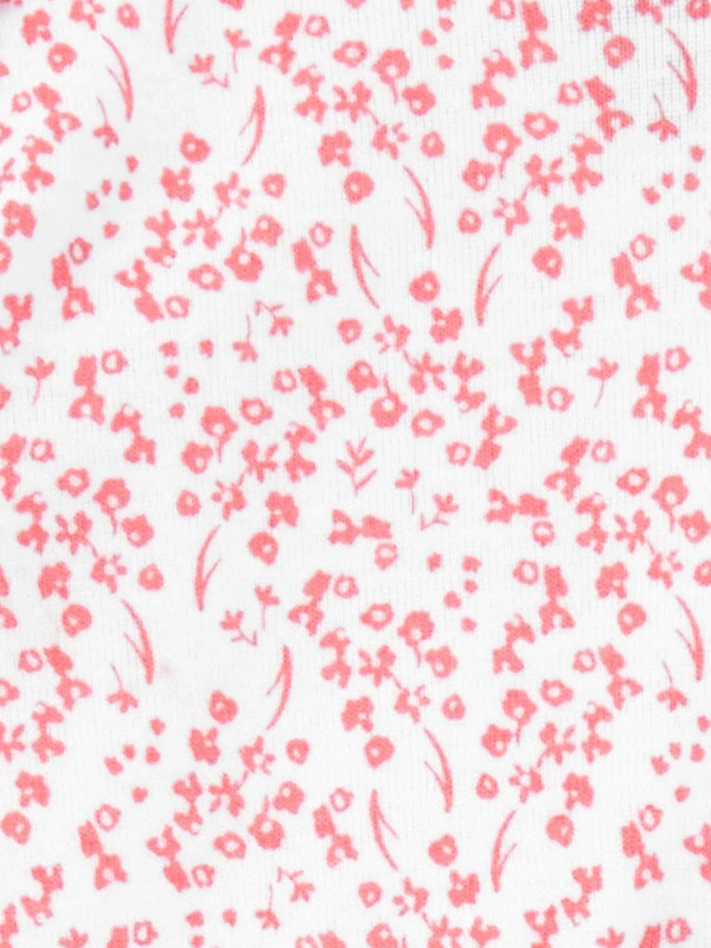 Carter's Child of Mine Baby Girls' Blue Floral 3-Pack Bodysuit, Pre-24M